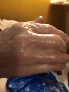 Waxed hand